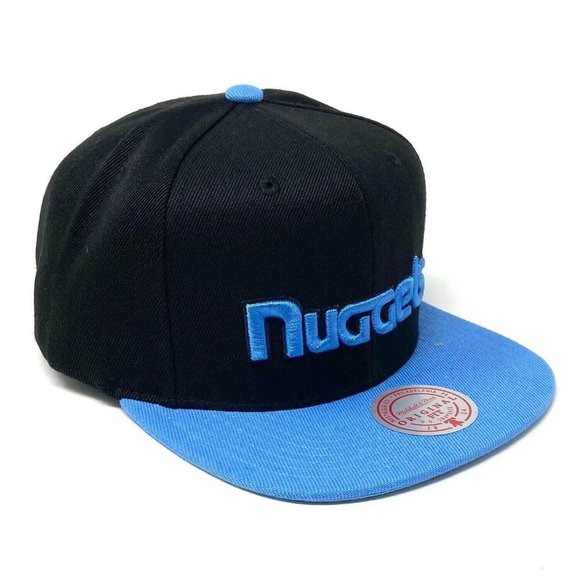 Mitchell & Ness Denver Nuggets NBA Reload Black Hardwood Classics Snapback Hat - Picture 2 of 4